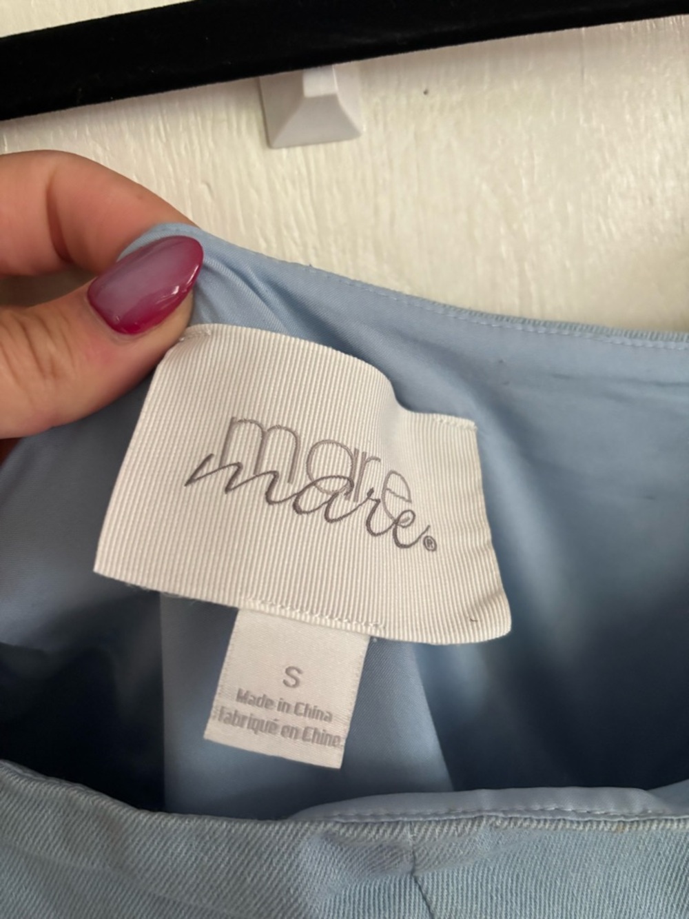 Anthropologie MARE MARE X ANTHROPOLOGIE BASQUE-WAIST MAXI SKIRT Light Denim - Picture 6 of 6
